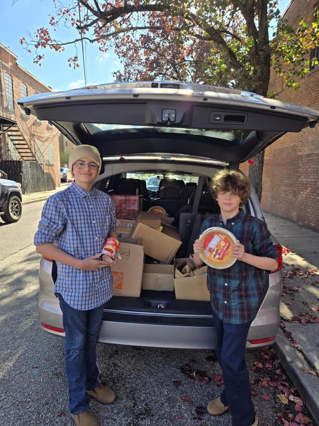 Students Participating in Service Outreach Programs at St. Casimir School
